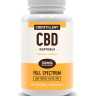 CBDistillery CBD Full Spectrum Softgels – 30mg – 30 Count